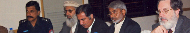 Duane at the International Seminar on Restorative Justice, 16th to 19th December 2003 at Peshawar, Pakistan